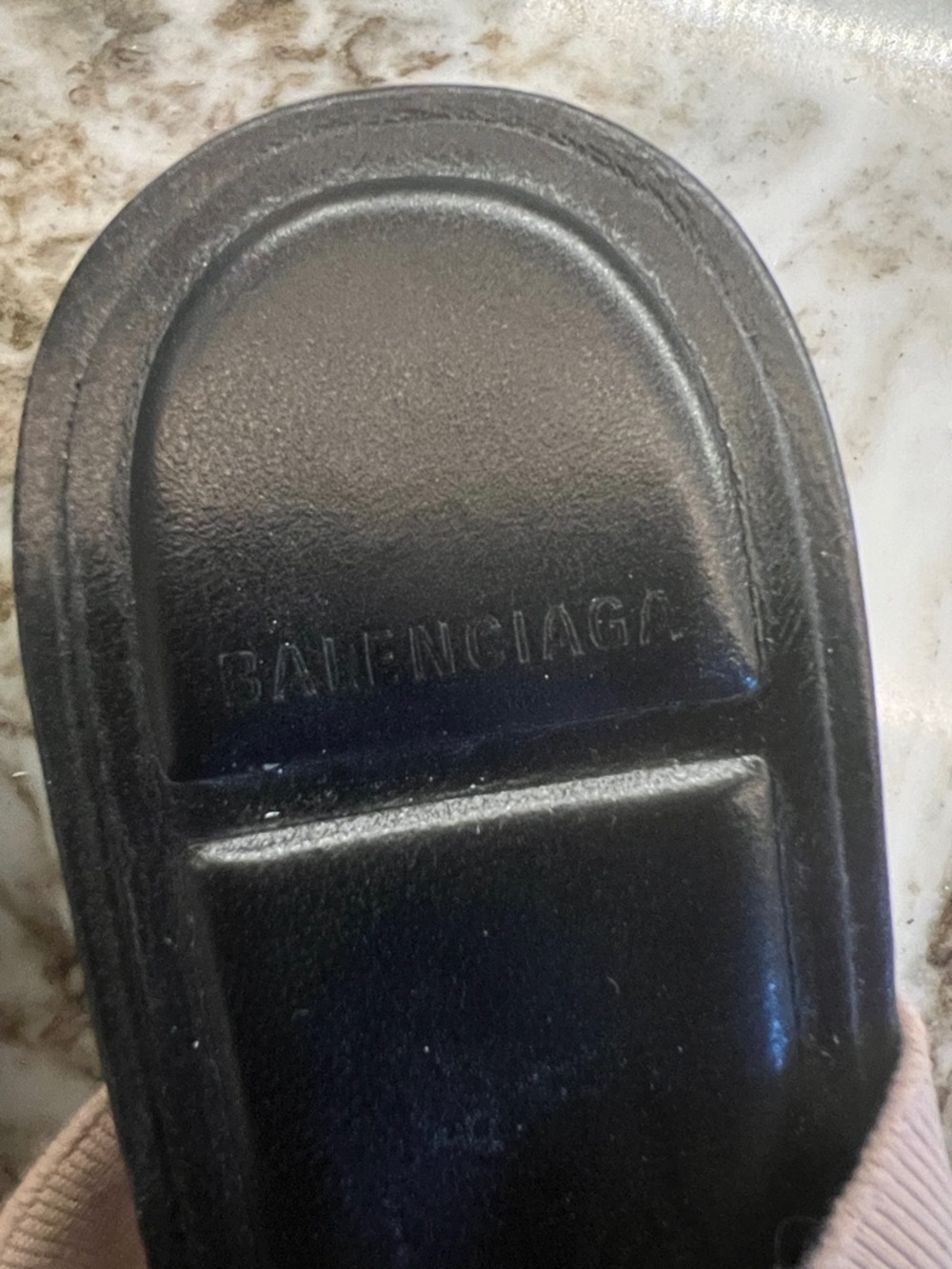 Balenciaga Beige/tan knit Slide Mules. Kitten Heel size 37 - Picture 2 of 5